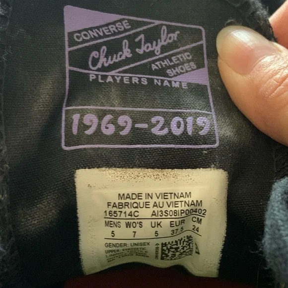 Converse Chuck 70 Pride Rainbow Glitter Low Top - Picture 4 of 4